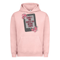 Pigment Salmon when i die delete my kindle history Urban Hoodie - MaliasSmallBusiness