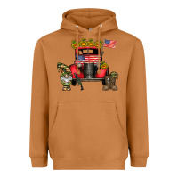 Meerkat america soldier truck Heavyweight Hoodie - CowhideDigitalArt
