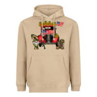 Mushroom america soldier truck Heavyweight Hoodie - CowhideDigitalArt