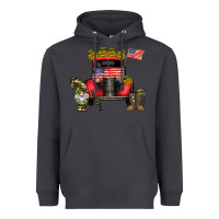 Smoke america soldier truck Heavyweight Hoodie - CowhideDigitalArt