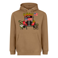 Toasted Coconut america soldier truck Heavyweight Hoodie - CowhideDigitalArt