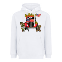 White america soldier truck Heavyweight Hoodie - CowhideDigitalArt