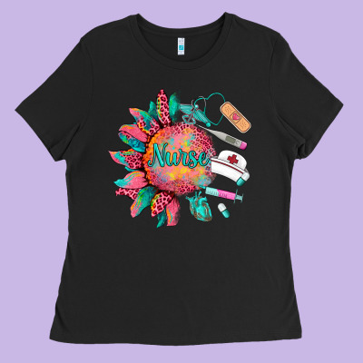 Western  Nurse Medical Instruments Ladies Tee Designed By Barkaloodesign