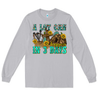 Moon Dust a lot can happen in 3 days western Long Sleeve Tee - texasbilliewilder
