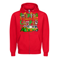 Red happy st. patrick's day camper Zipper Hoodie - Zillion Design Studio