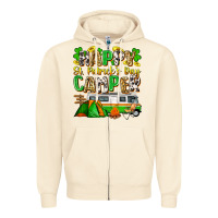 Sandshell happy st. patrick's day camper Zipper Hoodie - Zillion Design Studio