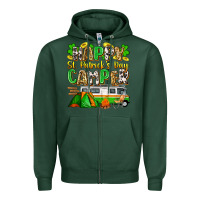 Sports Green happy st. patrick's day camper Zipper Hoodie - Zillion Design Studio