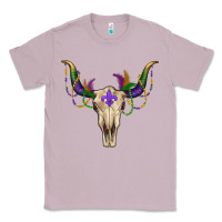 Lilac mardi gras bullskull Classic Tee - RanaPortraitStore