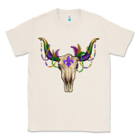 Natural mardi gras bullskull Classic Tee - RanaPortraitStore