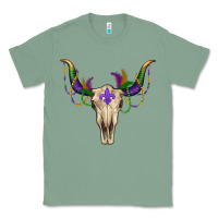 Sage mardi gras bullskull Classic Tee - RanaPortraitStore