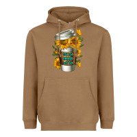 Toasted Coconut Mama Needs Coffee Cup Heavyweight Hoodie - FaDigitalArtStudio