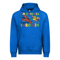 Cobalt i'm catchin' if you're throwin' Urban Hoodie - MaliasSmallBusiness