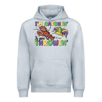 Heather Grey i'm catchin' if you're throwin' Urban Hoodie - MaliasSmallBusiness