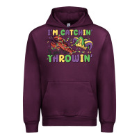 Mauve Wine i'm catchin' if you're throwin' Urban Hoodie - MaliasSmallBusiness