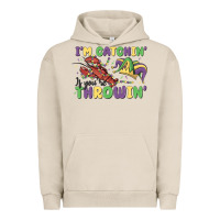 Pigment French Oak i'm catchin' if you're throwin' Urban Hoodie - MaliasSmallBusiness
