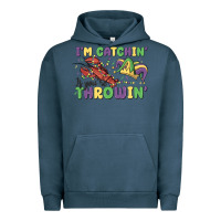 Pigment Midnight Navy i'm catchin' if you're throwin' Urban Hoodie - MaliasSmallBusiness