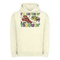 Pigment Pistachio i'm catchin' if you're throwin' Urban Hoodie - MaliasSmallBusiness