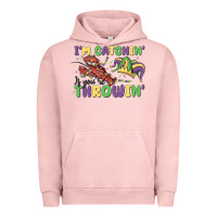 Pigment Salmon i'm catchin' if you're throwin' Urban Hoodie - MaliasSmallBusiness