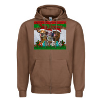Chestnut merry christmas heifers Zipper Hoodie - RanaPortraitStore