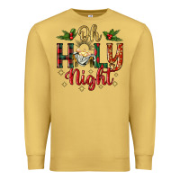 Antique Gold oh holy night Premium Sweatshirt - BundleAndBundleShop
