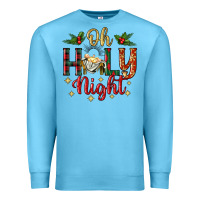 Ocean Blue oh holy night Premium Sweatshirt - BundleAndBundleShop