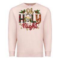 Pale Pink oh holy night Premium Sweatshirt - BundleAndBundleShop