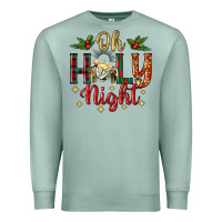 Seafoam oh holy night Premium Sweatshirt - BundleAndBundleShop