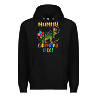 Black mommy of the birthday boy Premium Hoodie - MaliasSmallBusiness