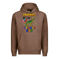 Chestnut mommy of the birthday boy Premium Hoodie - MaliasSmallBusiness