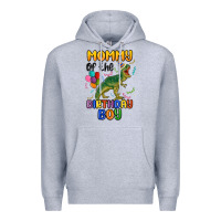 Heather Grey mommy of the birthday boy Premium Hoodie - MaliasSmallBusiness