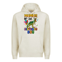 Oatmeal Heather mommy of the birthday boy Premium Hoodie - MaliasSmallBusiness