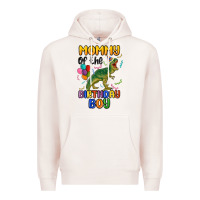 Pale Pink mommy of the birthday boy Premium Hoodie - MaliasSmallBusiness