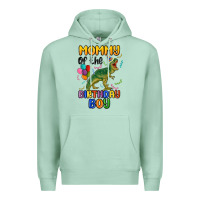 Seafoam mommy of the birthday boy Premium Hoodie - MaliasSmallBusiness