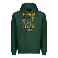 Sports Green mommy of the birthday boy Premium Hoodie - MaliasSmallBusiness