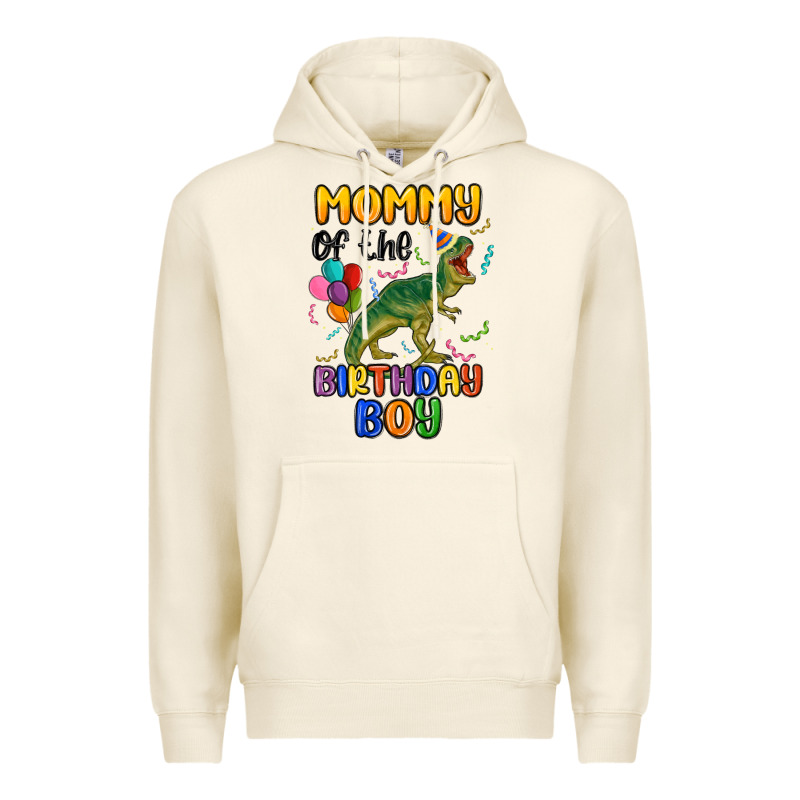 Mommy Of The Birthday Boy Premium Hoodie by MaliasSmallBusiness | Teevron