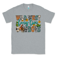 Heather Grey wild west long live cowboys Classic Tee - Zillion Design Studio