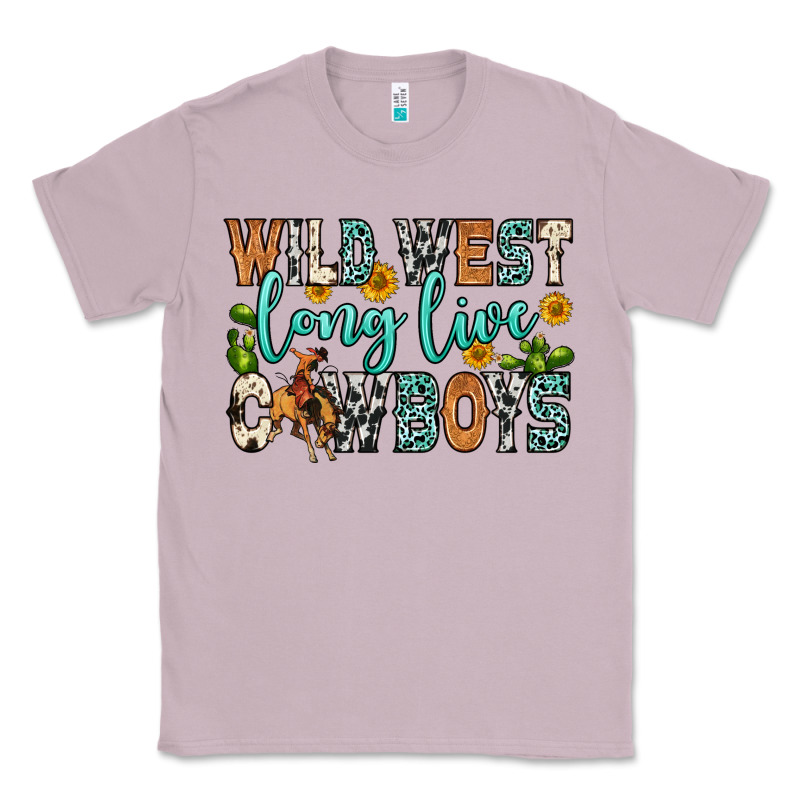 Wild West Long Live Cowboys Classic Tee by Zillion Design Studio | Teevron