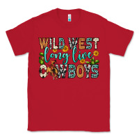 Red wild west long live cowboys Classic Tee - Zillion Design Studio