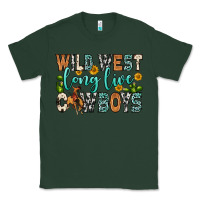 Sports Green wild west long live cowboys Classic Tee - Zillion Design Studio