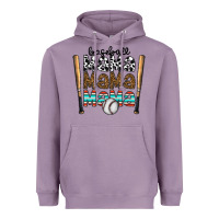 Lavender baseball mama mama mama Heavyweight Hoodie - CowhideDigitalArt