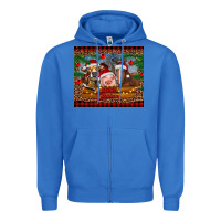 True Royal merry christmas cow pig and horse Zipper Hoodie - RanaPortraitStore