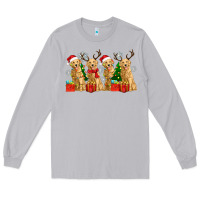 Moon Dust golden dogs with christmas Long Sleeve Tee - Zillion Design Studio