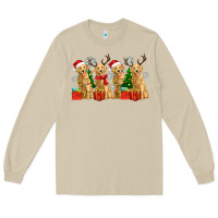 Mushroom golden dogs with christmas Long Sleeve Tee - Zillion Design Studio