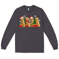 Smoke golden dogs with christmas Long Sleeve Tee - Zillion Design Studio