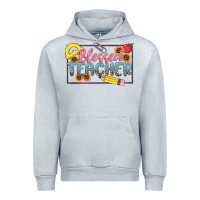 Heather Grey blessed teacher Urban Hoodie - MaliasSmallBusiness