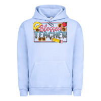 Pigment Grape Ice blessed teacher Urban Hoodie - MaliasSmallBusiness