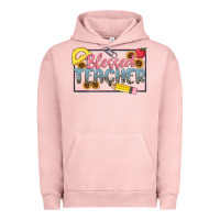 Pigment Salmon blessed teacher Urban Hoodie - MaliasSmallBusiness