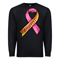 Black breast cancer sport ribbons Premium Sweatshirt - AdoDesignShop