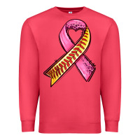 Cardinal breast cancer sport ribbons Premium Sweatshirt - AdoDesignShop