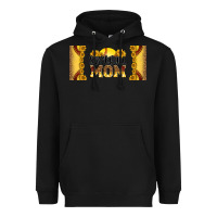 Black leopard softball mom 16oz libbey glass Heavyweight Hoodie - HRA Design Shop